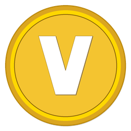 Het muntje van een V-Coin